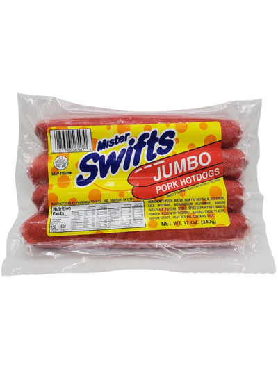 Swifts Jumbo Pork Hotdog 340g
