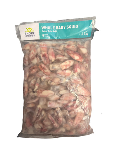 Whole Baby Squid 1kg